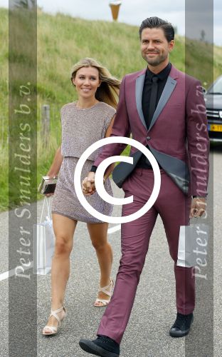 Volendam Katwoude 15 augustus 2015
Trouwen Jaap en Jenny Kwakman. Simon Keizer met zijn vrouw Annemarie