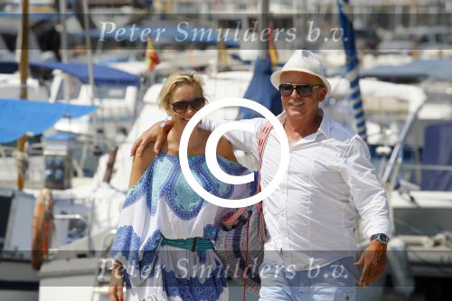 Ibiza Sant Antonio 24 juli 2015
Jan Reus en zijn vrouw Sonja Bakker samen op vakantie op ibiza.