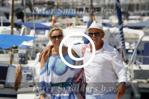 Ibiza Sant Antonio 24 juli 2015
Jan Reus en zijn vrouw Sonja Bakker samen op vakantie op ibiza.