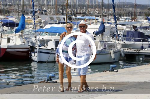 Ibiza Sant Antonio 24 juli 2015
Jan Reus en zijn vrouw Sonja Bakker samen op vakantie op ibiza.