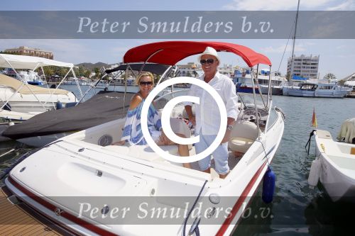 Ibiza Sant Antonio 24 juli 2015
Jan Reus en zijn vrouw Sonja Bakker samen op vakantie op ibiza.