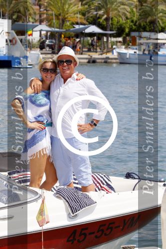 Ibiza Sant Antonio 24 juli 2015
Jan Reus en zijn vrouw Sonja Bakker samen op vakantie op ibiza.
