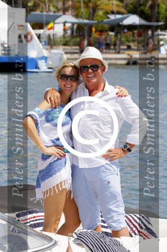Ibiza Sant Antonio 24 juli 2015
Jan Reus en zijn vrouw Sonja Bakker samen op vakantie op ibiza.