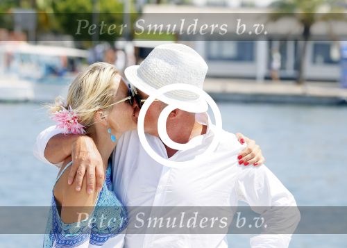 Ibiza Sant Antonio 24 juli 2015
Jan Reus en zijn vrouw Sonja Bakker samen op vakantie op ibiza.