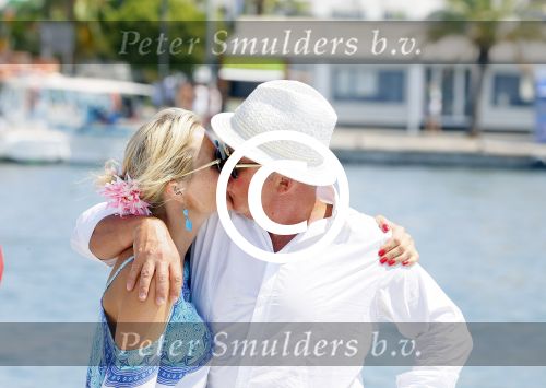 Ibiza Sant Antonio 24 juli 2015
Jan Reus en zijn vrouw Sonja Bakker samen op vakantie op ibiza.
