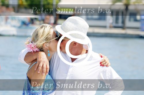 Ibiza Sant Antonio 24 juli 2015
Jan Reus en zijn vrouw Sonja Bakker samen op vakantie op ibiza.