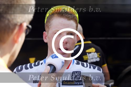 Utrecht 4 juli 2015
Tour de France start met de proloog in Utrecht. Steven Kruiswijk met zijn vrouw