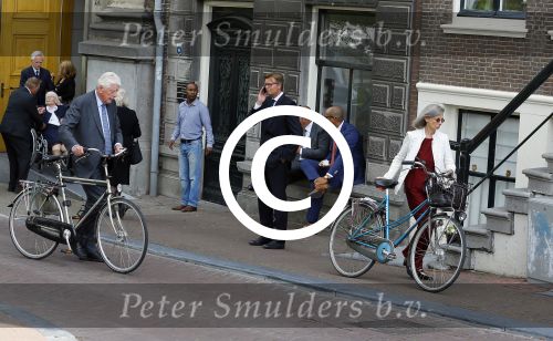 Amsterdam 10 augustus 2015     
Wim en Rita Kok op de fiets in Amsterdam.