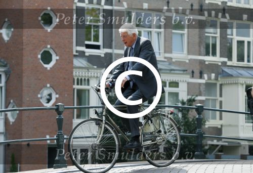 Amsterdam 10 augustus 2015     
Wim en Rita Kok op de fiets in Amsterdam.