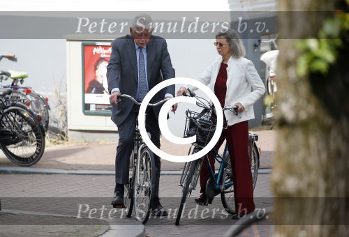 Amsterdam 10 augustus 2015     
Wim en Rita Kok op de fiets in Amsterdam.