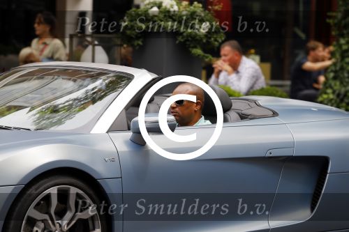 Amsterdam 26 juni 2015  
Winnie Haatrecht ( Voetbalmakelaar) in zijn audi RS8 cabrio