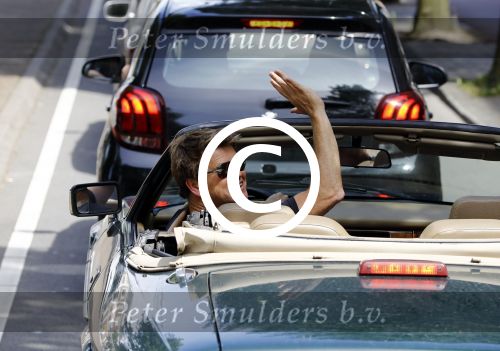 Amsterdam 15 juli 2016
Beau v Erven Dorens in zijn jaguar cabrio.