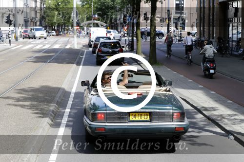 Amsterdam 15 juli 2016
Beau v Erven Dorens in zijn jaguar cabrio.