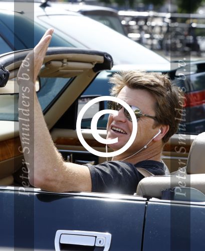 Amsterdam 15 juli 2016
Beau v Erven Dorens in zijn jaguar cabrio.