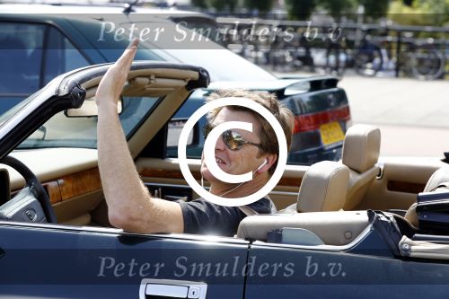 Amsterdam 15 juli 2016
Beau v Erven Dorens in zijn jaguar cabrio.