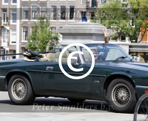 Amsterdam 15 juli 2016
Beau v Erven Dorens in zijn jaguar cabrio.