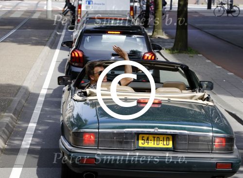 Amsterdam 15 juli 2016
Beau v Erven Dorens in zijn jaguar cabrio.