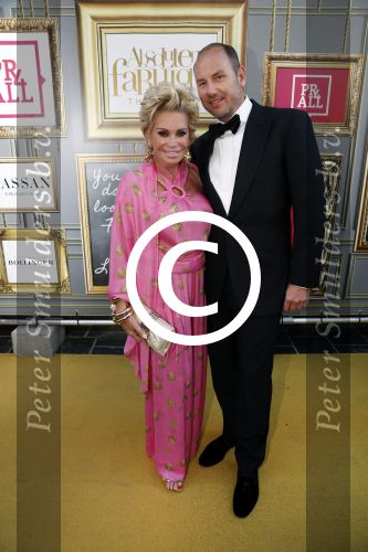 Amsterdam 13 juli 2016  
Premiere absolutely fabulous in Tuschinski. Connie Witteman met verloofde vriend Eugene v Dun