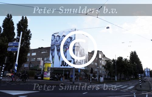 Amsterdam 13 juli 2017 
Reclame Nike / Dafne Schippers op verschillende panden in amsterdam.