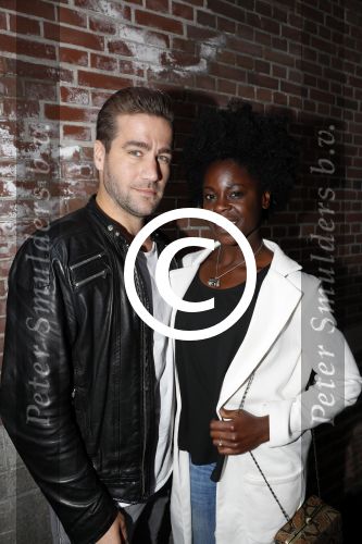 Amsterdam 8 juli 2016
Modeshow Tony Cohen tijdens de amsterdam fashion week op westergasfabriekterrein. Dave Mantel met vriendin