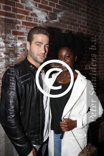 Amsterdam 8 juli 2016
Modeshow Tony Cohen tijdens de amsterdam fashion week op westergasfabriekterrein. Dave Mantel met vriendin