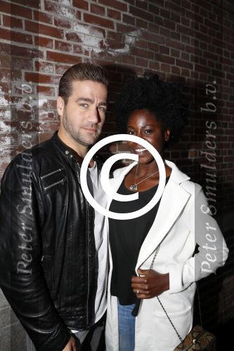 Amsterdam 8 juli 2016
Modeshow Tony Cohen tijdens de amsterdam fashion week op westergasfabriekterrein. Dave Mantel met vriendin
