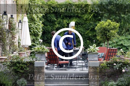 Wassenaar 8 juli 2016
Koninklijk fotouur op de Horsten met Koning Willem Alexander Koningin Maxima en de prinsessen Amalia Ariane en Alexia. Ook de honden zijn erbij.