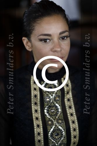Amsterdam 11 juli 2016 
Modeshow Maria Tailor in de amsterdam Lookout aan het IJ. Fajah Lourens