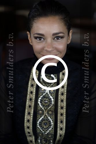 Amsterdam 11 juli 2016 
Modeshow Maria Tailor in de amsterdam Lookout aan het IJ. Fajah Lourens