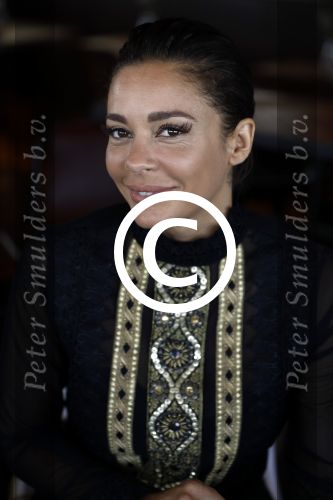 Amsterdam 11 juli 2016 
Modeshow Maria Tailor in de amsterdam Lookout aan het IJ. Fajah Lourens
