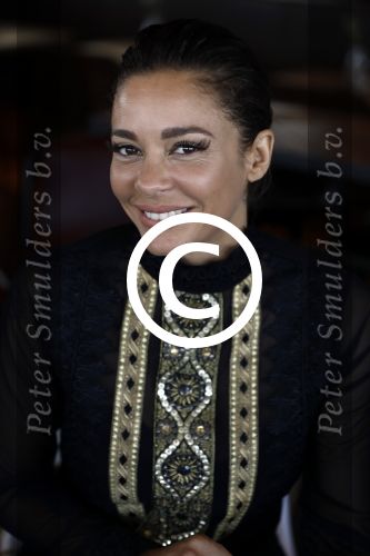 Amsterdam 11 juli 2016 
Modeshow Maria Tailor in de amsterdam Lookout aan het IJ. Fajah Lourens