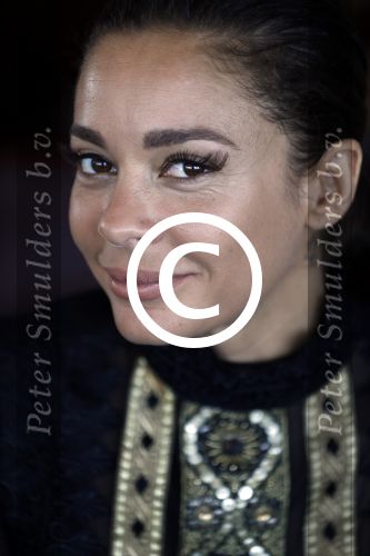 Amsterdam 11 juli 2016 
Modeshow Maria Tailor in de amsterdam Lookout aan het IJ. Fajah Lourens