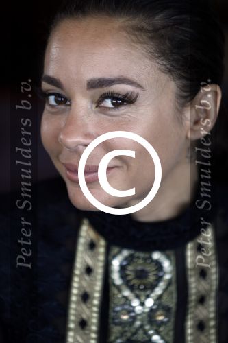 Amsterdam 11 juli 2016 
Modeshow Maria Tailor in de amsterdam Lookout aan het IJ. Fajah Lourens