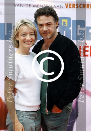 Amsterdam 17 juli 2016
Premiere huisdiergeheimen in Pathe arena. Fedja v Huet met zijn vrouw Karina Smulders