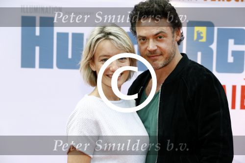 Amsterdam 17 juli 2016
Premiere huisdiergeheimen in Pathe arena. Fedja v Huet met zijn vrouw Karina Smulders