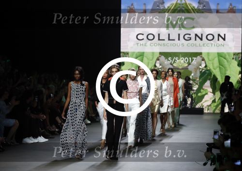 Amsterdam 9 juli 2016
Modeshow Monique Collignon op AFW Amsterdam fashion week bij westergasfabriek. Felice Fleur Roedema