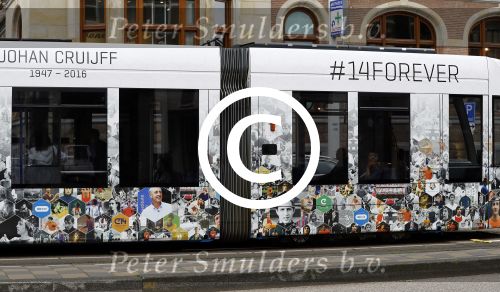 Amsterdam 8 juli 2016
Johan Cruijff tram min Amsterdam.
