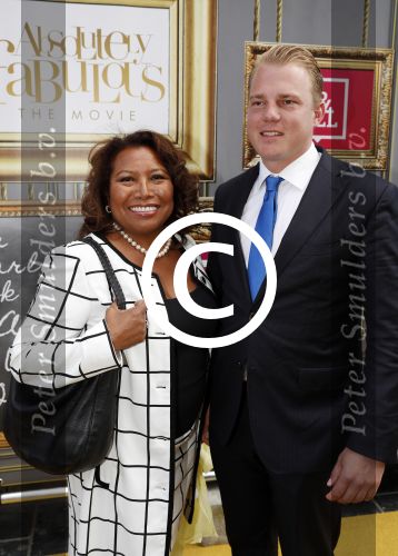 Amsterdam 13 juli 2016  
Premiere absolutely fabulous in Tuschinski. Justine Palmelay met een kennis