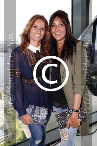 Amsterdam 11 juli 2016 
Modeshow Maria Tailor in de amsterdam Lookout aan het IJ. Karin de Rooy en Felicity Gullit