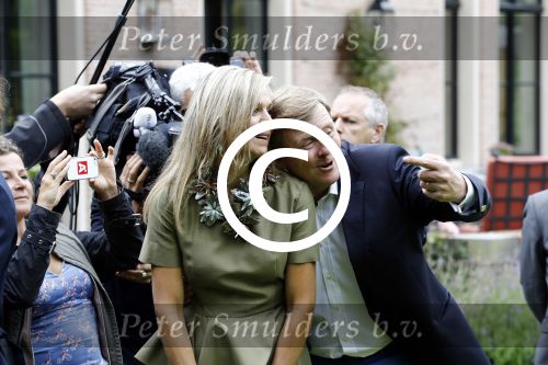 Wassenaar 8 juli 2016
Koninklijk fotouur op de Horsten met Koning Willem Alexander Koningin Maxima en de prinsessen Amalia Ariane en Alexia. Ook de honden zijn erbij.