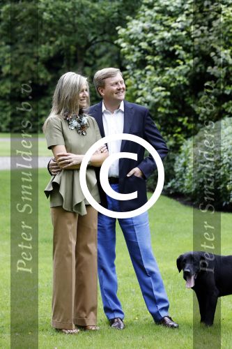 Wassenaar 8 juli 2016
Koninklijk fotouur op de Horsten met Koning Willem Alexander Koningin Maxima en de prinsessen Amalia Ariane en Alexia. Ook de honden zijn erbij.