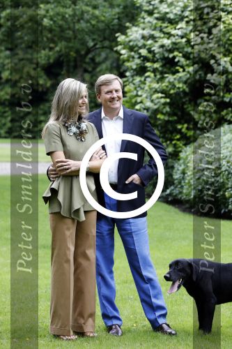 Wassenaar 8 juli 2016
Koninklijk fotouur op de Horsten met Koning Willem Alexander Koningin Maxima en de prinsessen Amalia Ariane en Alexia. Ook de honden zijn erbij.