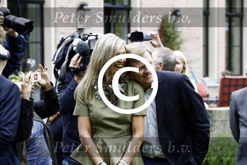 Wassenaar 8 juli 2016
Koninklijk fotouur op de Horsten met Koning Willem Alexander Koningin Maxima en de prinsessen Amalia Ariane en Alexia. Ook de honden zijn erbij.