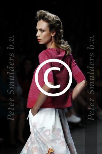 Amsterdam 9 juli 2016
Modeshow Monique Collignon op AFW Amsterdam fashion week bij westergasfabriek. HNTM winnares Loiza Lamers