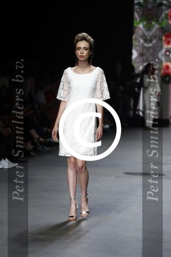 Amsterdam 9 juli 2016
Modeshow Monique Collignon op AFW Amsterdam fashion week bij westergasfabriek. HNTM winnares Loiza Lamers