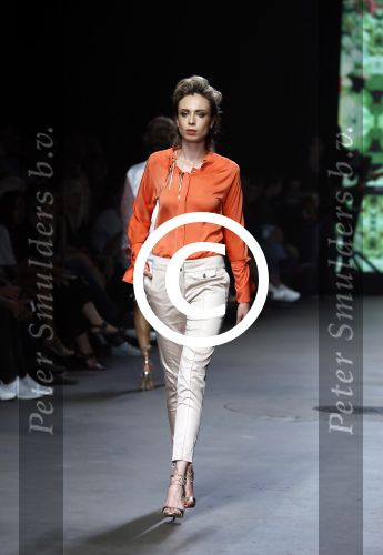 Amsterdam 9 juli 2016
Modeshow Monique Collignon op AFW Amsterdam fashion week bij westergasfabriek. HNTM winnares Loiza Lamers