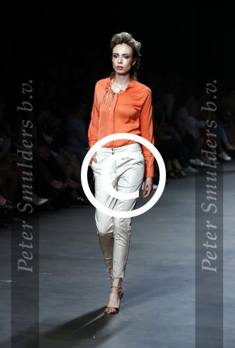 Amsterdam 9 juli 2016
Modeshow Monique Collignon op AFW Amsterdam fashion week bij westergasfabriek. HNTM winnares Loiza Lamers