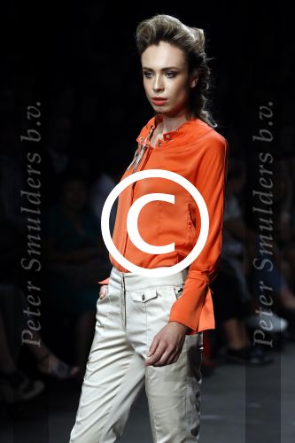 Amsterdam 9 juli 2016
Modeshow Monique Collignon op AFW Amsterdam fashion week bij westergasfabriek. HNTM winnares Loiza Lamers