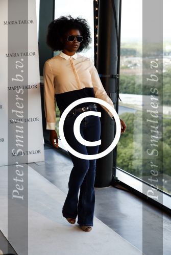 Amsterdam 11 juli 2016 
Modeshow Maria Tailor in de amsterdam Lookout aan het IJ.