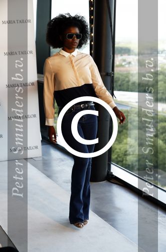 Amsterdam 11 juli 2016 
Modeshow Maria Tailor in de amsterdam Lookout aan het IJ.